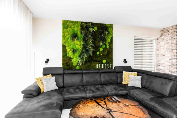 Click to view project – Wand van mos en planten